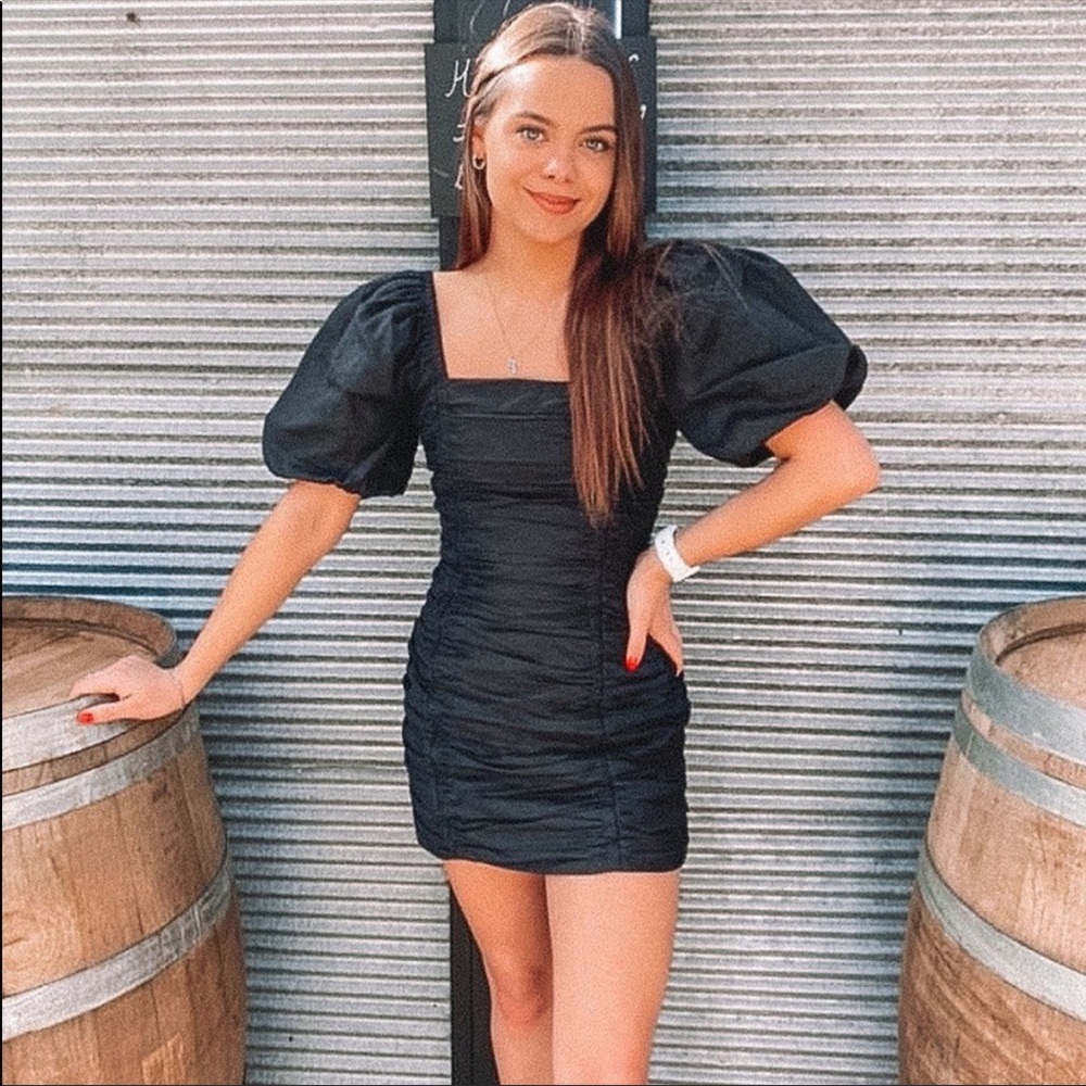 Bec & Bridge Jo Jo Ruched Mini Dress NEW